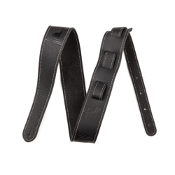 Fender Monogram Leather Strap Black