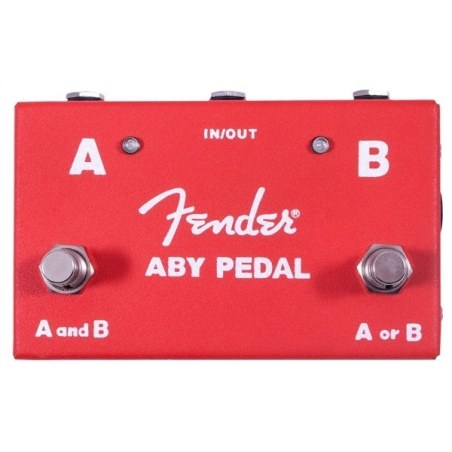 Fender Pedale 2-switch ABY Red
