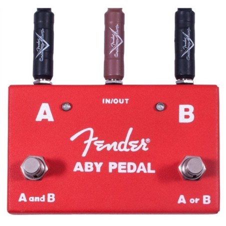 Fender Pedale 2-switch ABY Red