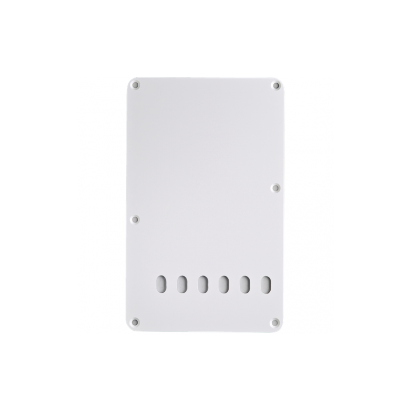Fender Backplate Strat White 1-ply