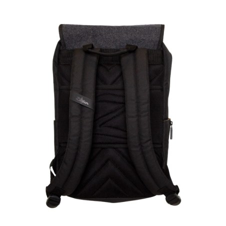 Zildjian Gray Flap Black Laptop Backpack