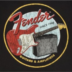 Fender Guitars & Amplifiers T-shirt Black