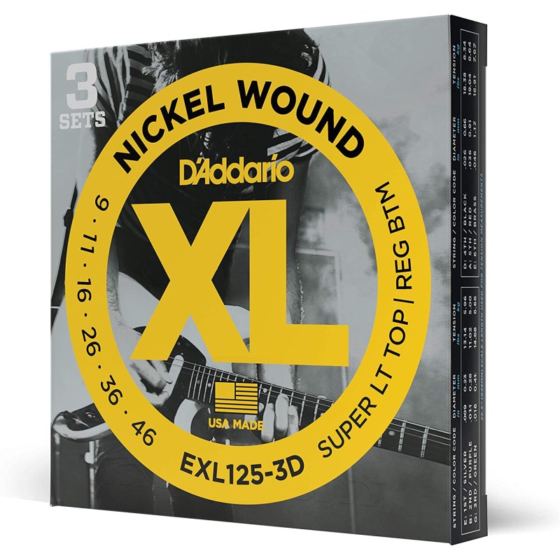 D'Addario EXL125-3D