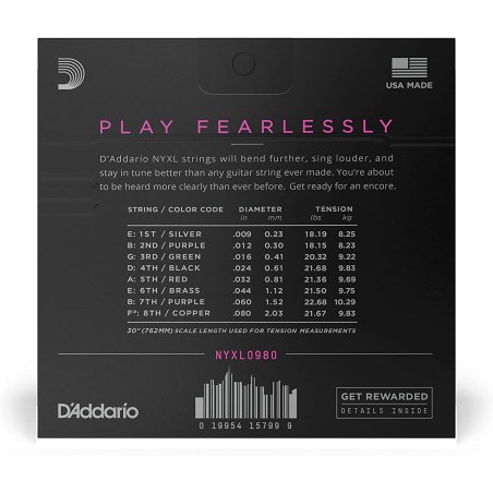 D'Addario NYXL0980