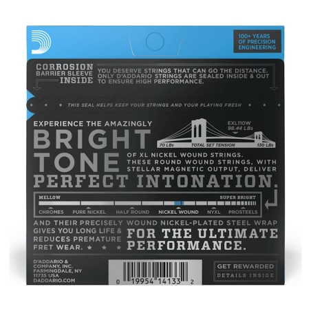 D'Addario EXL110W