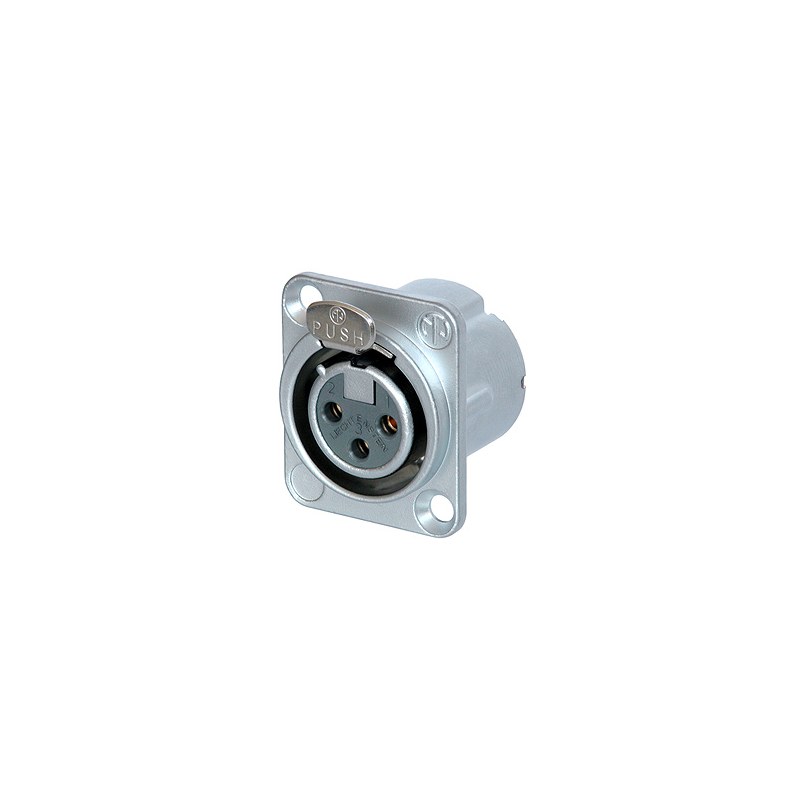 Neutrik NC3FD-LX-HE Silver