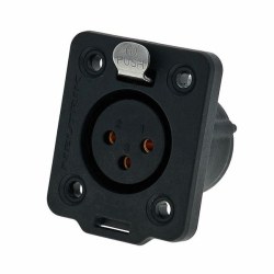 Neutrik NC3FDX-TOP Black