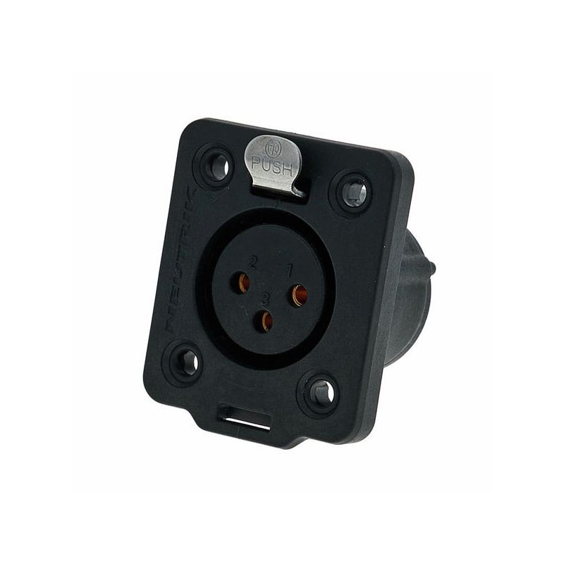 Neutrik NC3FDX-TOP Black