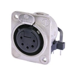 Neutrik NC5FDM3-H Silver