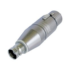Neutrik NA2FBNC Silver