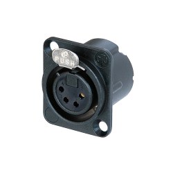 Neutrik NC4FD-LX-B Black