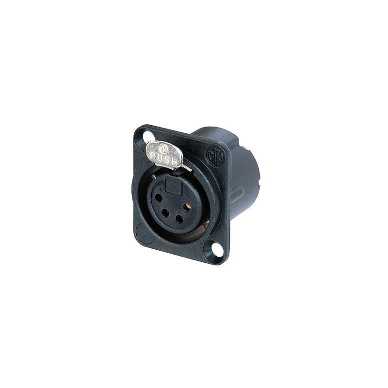 Neutrik NC4FD-LX-B Black