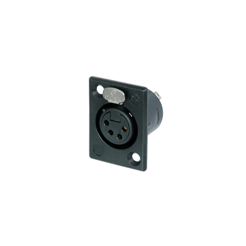 Neutrik NC4FP-B-1 Black