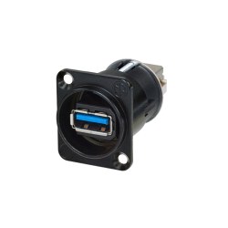Neutrik NAUSB3-B Black
