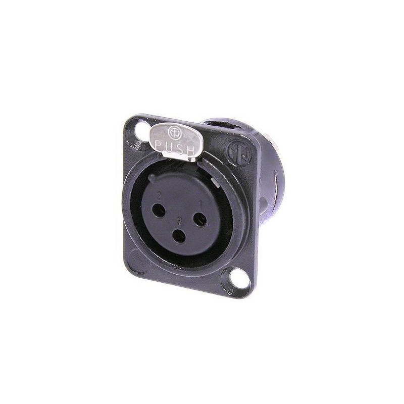Neutrik NC3FD-L-B-1 Black
