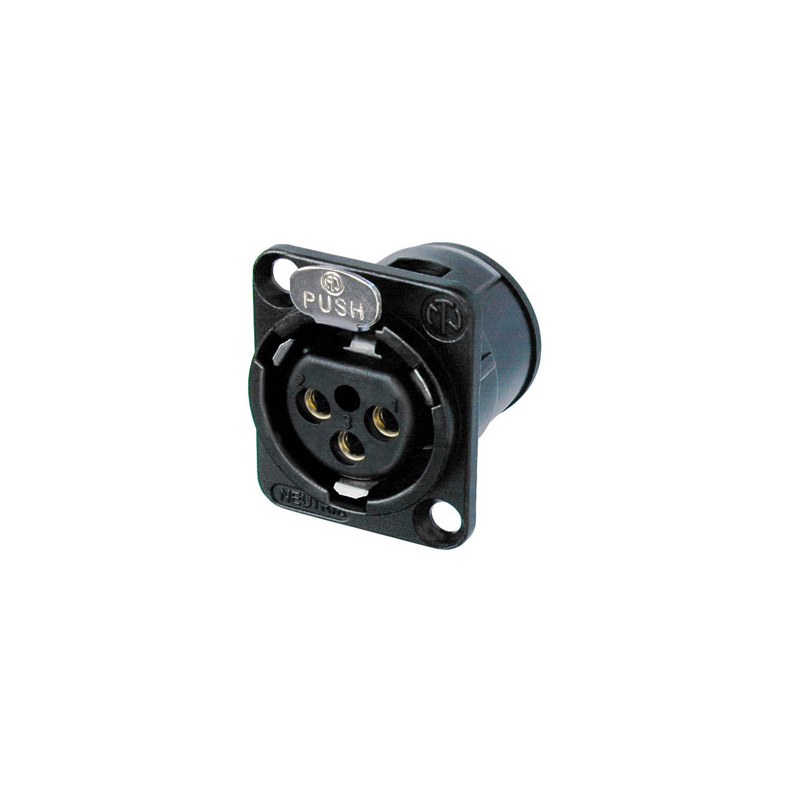 Neutrik NC3FD-V-B Black