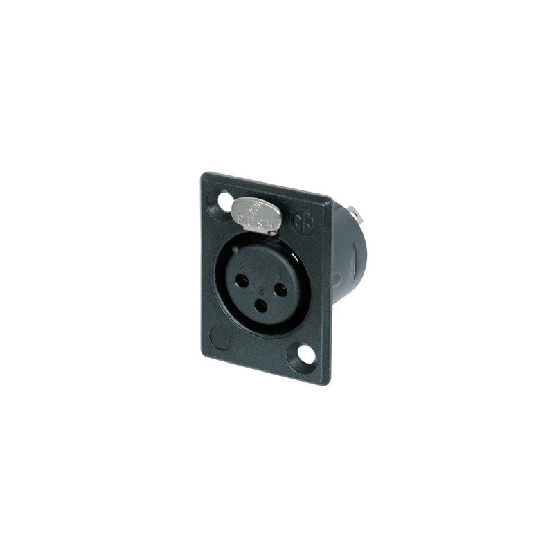 Neutrik NC3FP-B-1 Black
