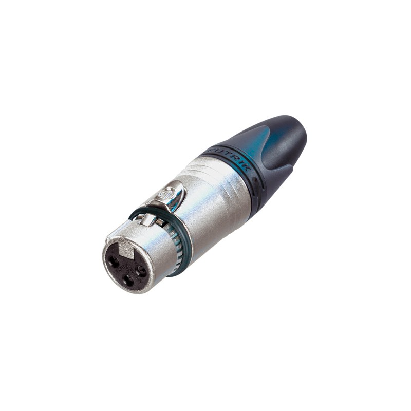 Neutrik NC3FXX-EMC Silver