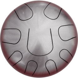 Pearl Tongue Drum PMTD9CPTF/691 Natural Crismon Fade
