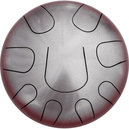 Pearl Tongue Drum PMTD9CPTF/691 Natural Crismon Fade