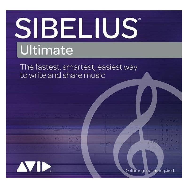 Avid Pro Tools Sibelius Ultimate 1-year Sub From fin/enc/mos/not
