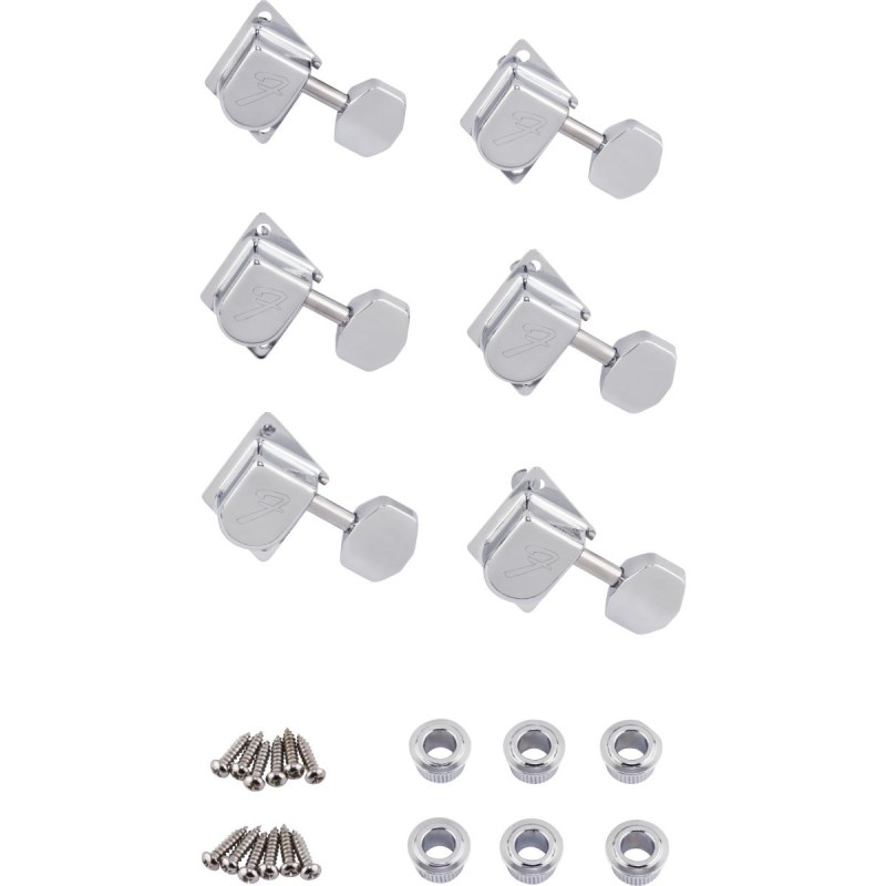 Fender 70s "F" Style Stratocaster/Telecaster Tuning Machines Chrome