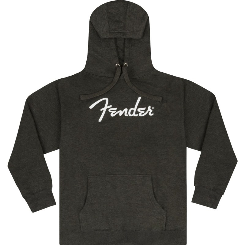 Fender Spaghetti Logo Hoodie Gray Heather M