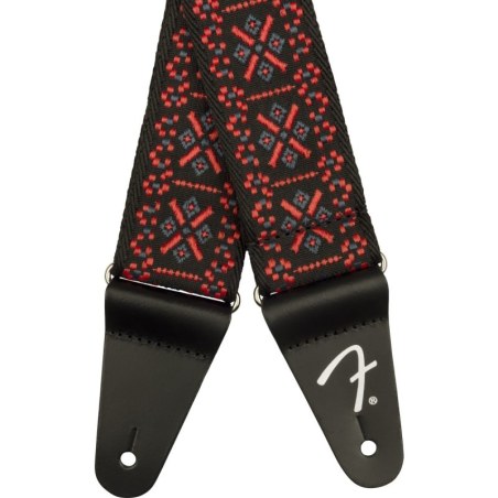 Fender Tracolla Pasadena Woven Lattice Red