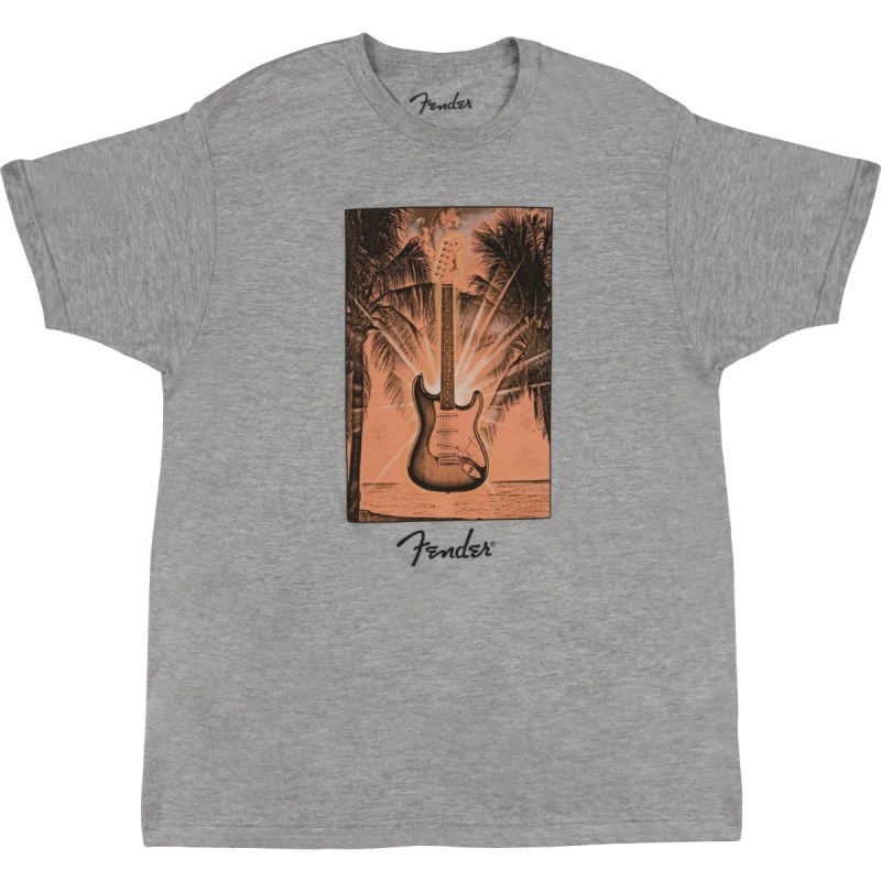Fender T-shirt Surf Tee Gray Heather XL