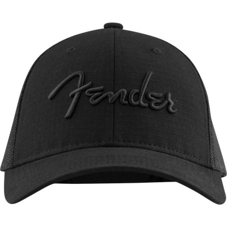 Fender Snap Back Pick Holder Hat Black