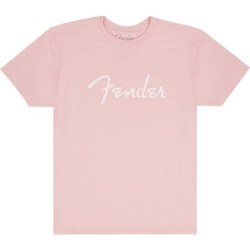 Fender Logo T-shirt Shell Pink S