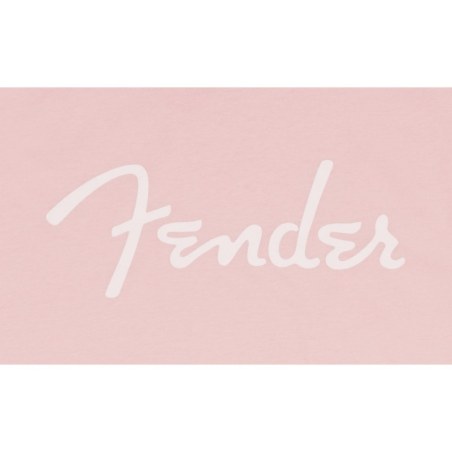 Fender Logo T-shirt Shell Pink S