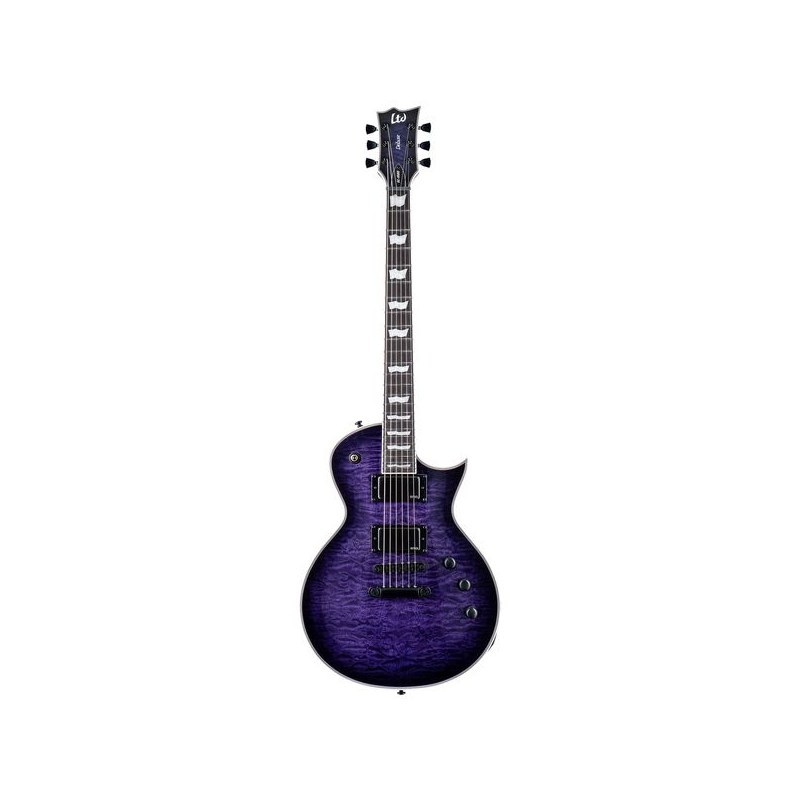 LTD EC-1000 QM See Thru Purple Sunburst