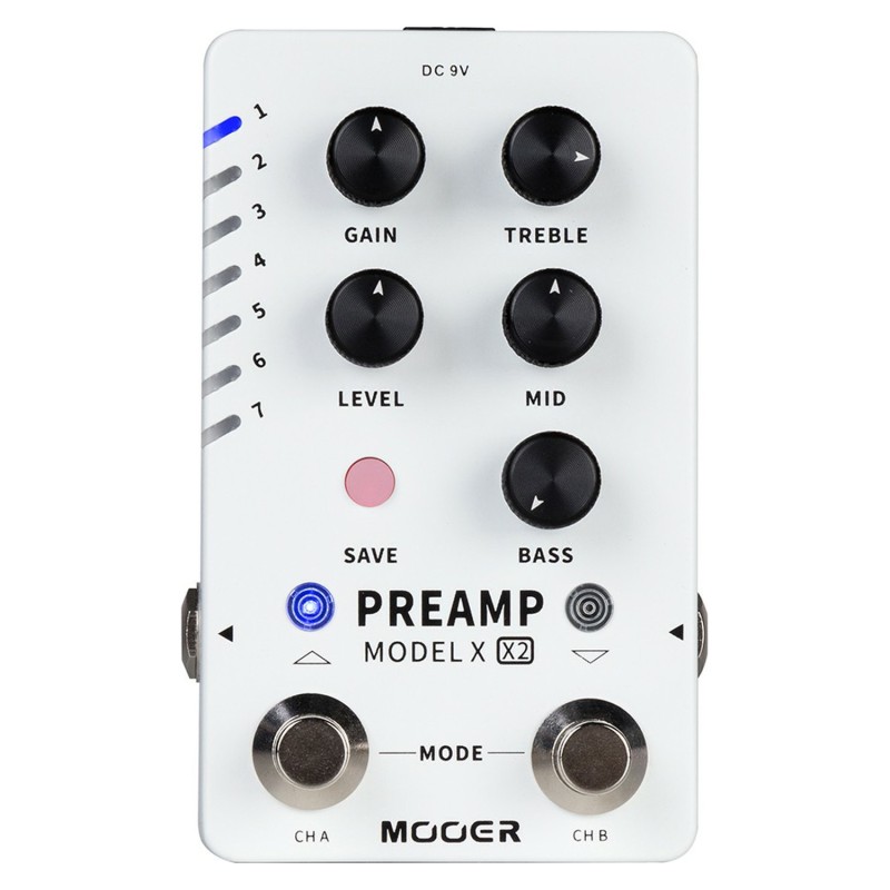 Mooer PREAMP X2 White