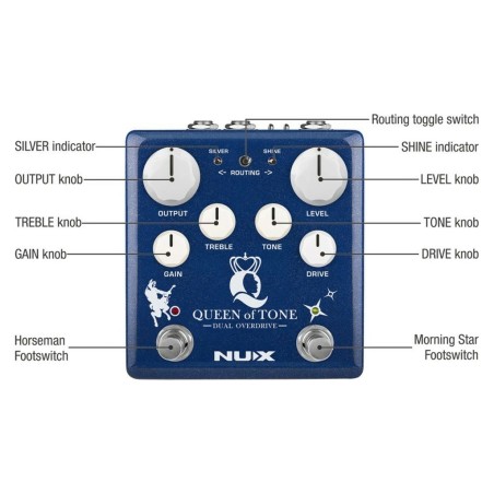 NUX Queen of Tone NDO-6 Blue
