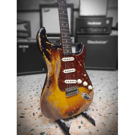 Fender Custom Shop 61 Strat Super Heavy Relic Aged 3C SB
