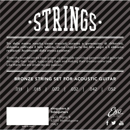 Eko Acoustic Strings Set 11-52