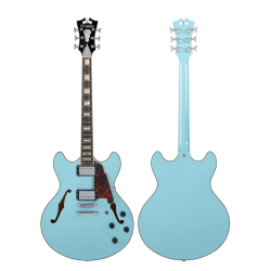 D'Angelico Premier DC Sky Blue Stopbar
