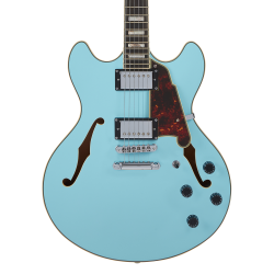 D'Angelico Premier DC Sky Blue Stopbar
