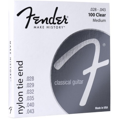 Fender Nylon Classical Strings 100 Clear/Silver .028-.043