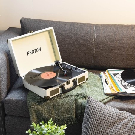 Fenton RP115G Record Player Creme