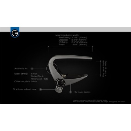 G7th Newport Capo Black