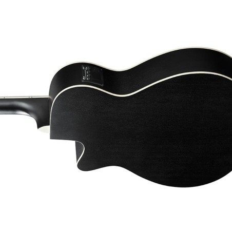 Ibanez AEG7MH-WK Weathered Black Open Pore