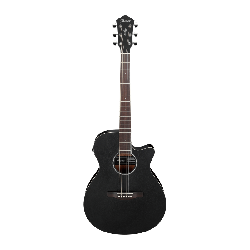 Ibanez AEG7MH-WK Weathered Black Open Pore