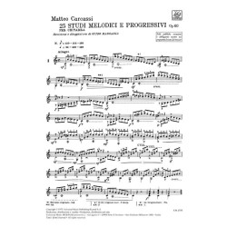 Carcassi 25 studi melodici e progressivi op. 60