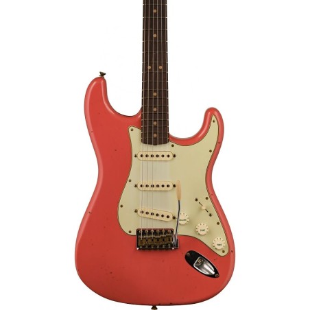 Fender '64 Strat Journeyman Relic Faded Aged Fiesta Red