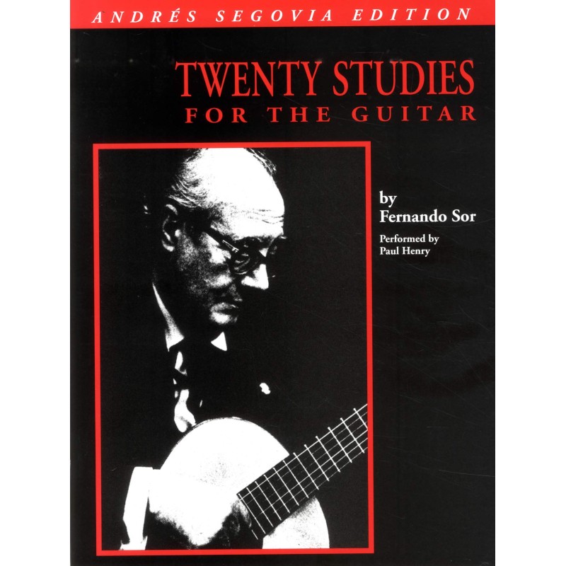 Twenty studies for guitar by Fernando Sor