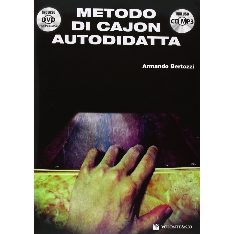 Metodo di cajon autodidatta con CD e DVD