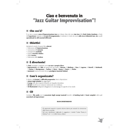 Jazz guitar improvisation con CD