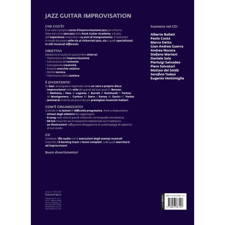 Jazz guitar improvisation con CD